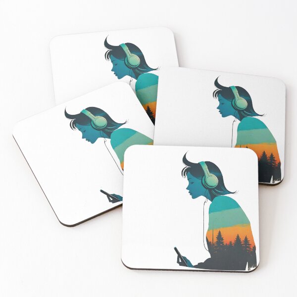 Item preview, Girl Phones Stylized  designed and sold by radio-shirts.