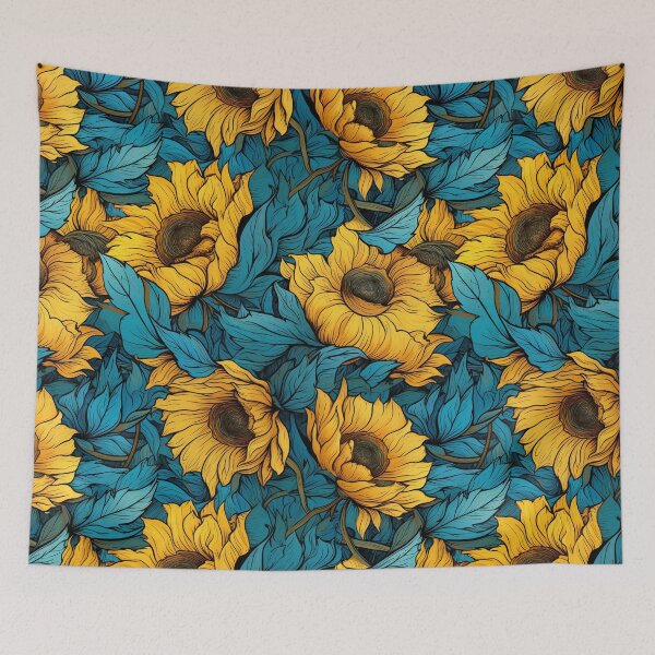 Item preview, Sunflowers & Leaves designed and sold by ReverseBleach.