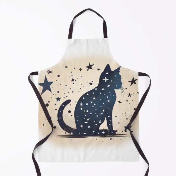 Item preview, Abstract cat full of stars designed and sold by Mahilis.