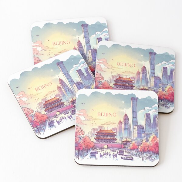 Item preview, Beijing China Watercolor Illustration designed and sold by PaintMeWorld.
