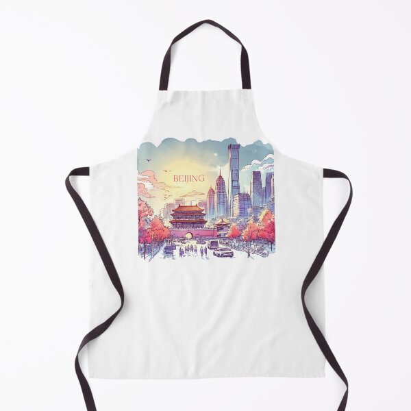 Item preview, Beijing China Watercolor Illustration designed and sold by PaintMeWorld.
