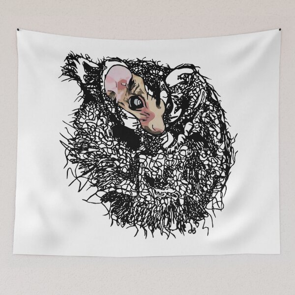 Item preview, Squirrel Glider Scribble designed and sold by Jayda Bruce.