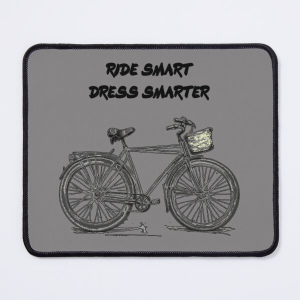 Item preview, A sketch of a bicycle featuring a basket  designed and sold by NiRia Spot.
