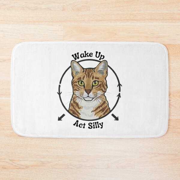 Item preview, Wake Up Act Silly Cat | Wake Up Act Silly Cat Kids  designed and sold by medbouk1.