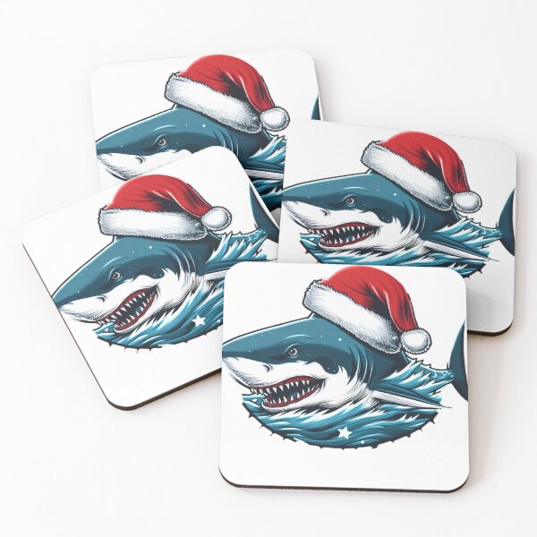 Item preview, Shark santa claus designed and sold by ArminGreen.