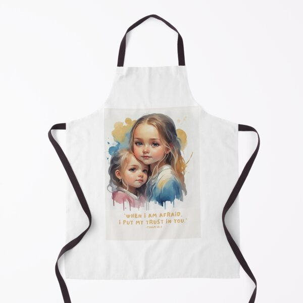 Item preview, 2024 Yeartext “When I am afraid, I put my trust in you.”~Psalm 56:3 Young Beautiful Blond Sisters designed and sold by EveryGoodGift.