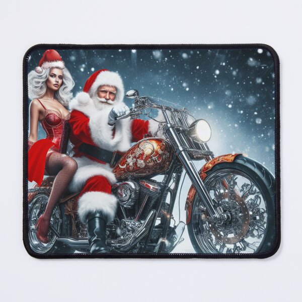 Item preview, Santa Claus and Mrs bike ride designed and sold by SeeingBeyond.