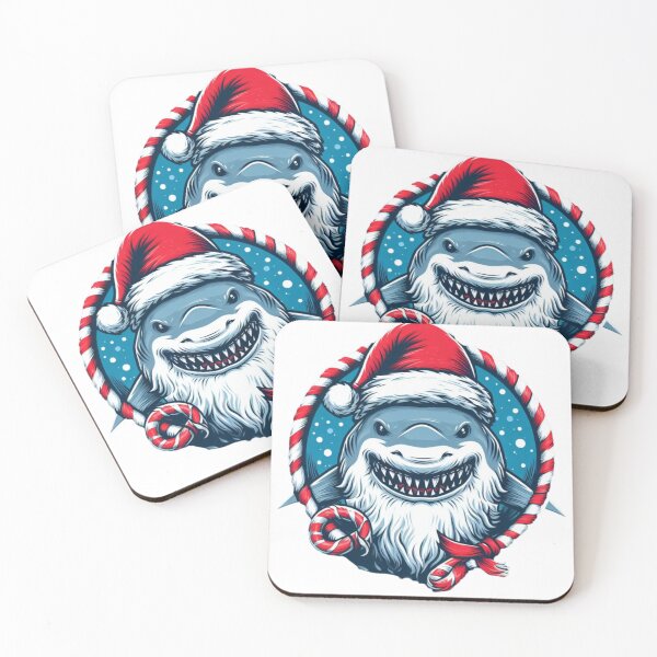 Item preview, Shark santa claus designed and sold by ArminGreen.
