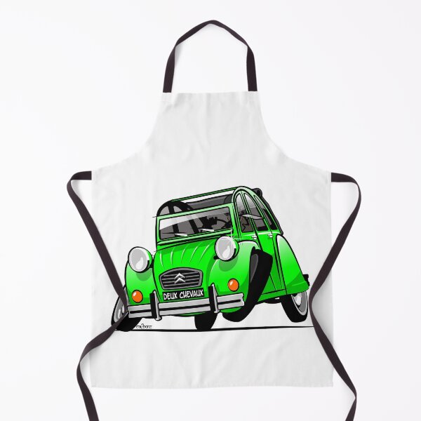 Item preview, 2CV caricature green designed and sold by car2oonz.