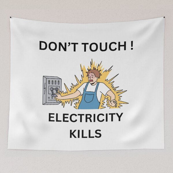 Item preview, ELECTRICITY KILLS designed and sold by Riverside-Moon.