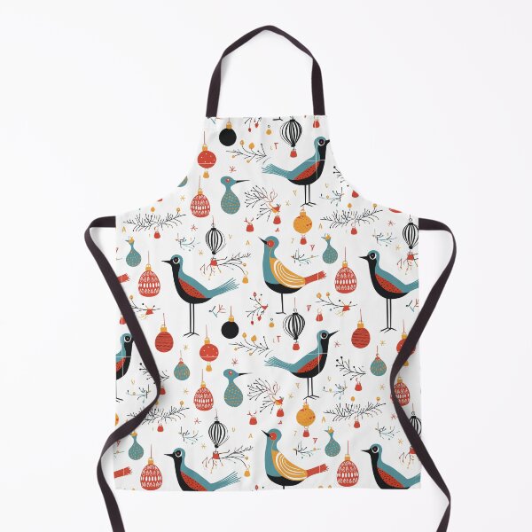 Item preview, Whimsical Christmas: Colorful Birds, Tree Ornaments, Vibrant Branches, and Baubles designed and sold by pawmad.