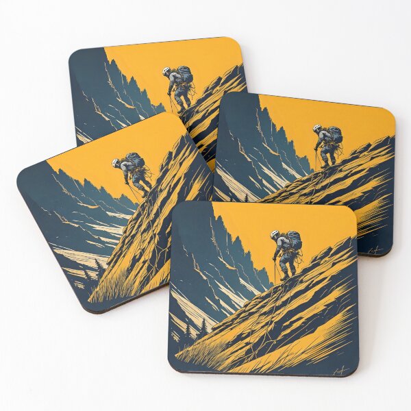 Item preview, GET OUTSIDE, MOUNTAIN CLIMBER SKETCH GIFT designed and sold by Meandmyshop.