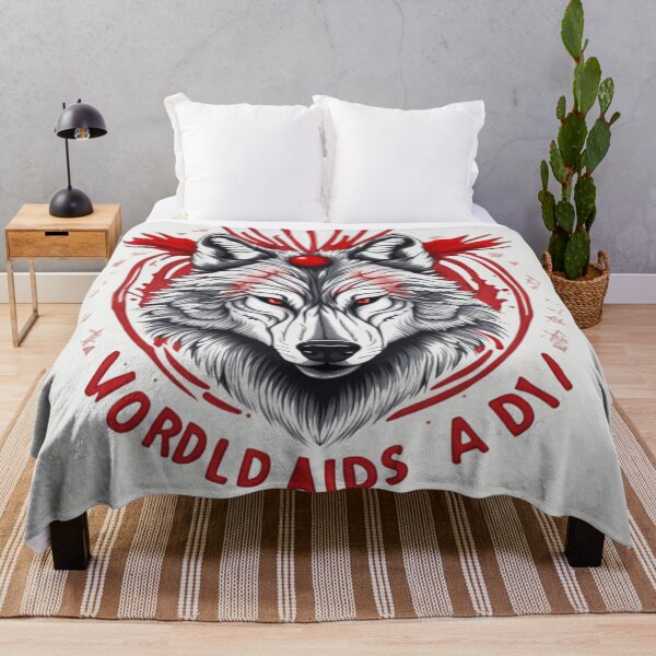 Item preview, Raising Awareness: The Howl of Hope on World AIDS Day designed and sold by NightshadeWolfs.