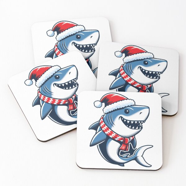 Item preview, Shark santa claus designed and sold by ArminGreen.