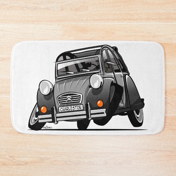 Item preview, 2CV caricature Charleston grey designed and sold by car2oonz.