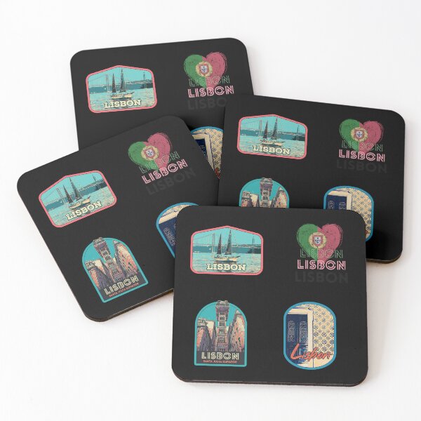 Item preview, Lisbon Love Pack: 4 Iconic Stickers for Portugal Enthusiasts designed and sold by Lemomo-artworks.