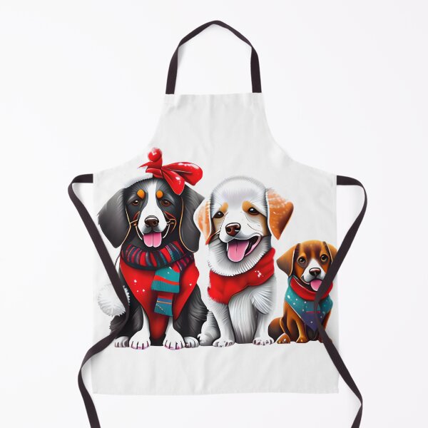 Item preview, THREE CHRISTMAS HOLIDAY DOGS designed and sold by Sanny88.