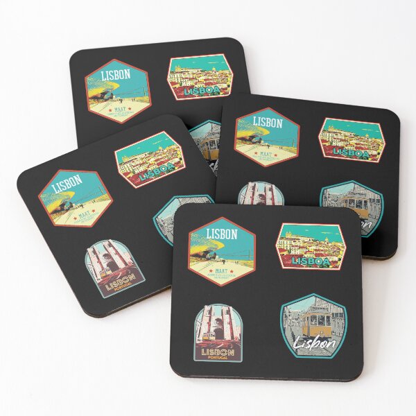 Item preview, Lisbon Love Pack: 4 Iconic Stickers for Portugal Enthusiasts designed and sold by Lemomo-artworks.