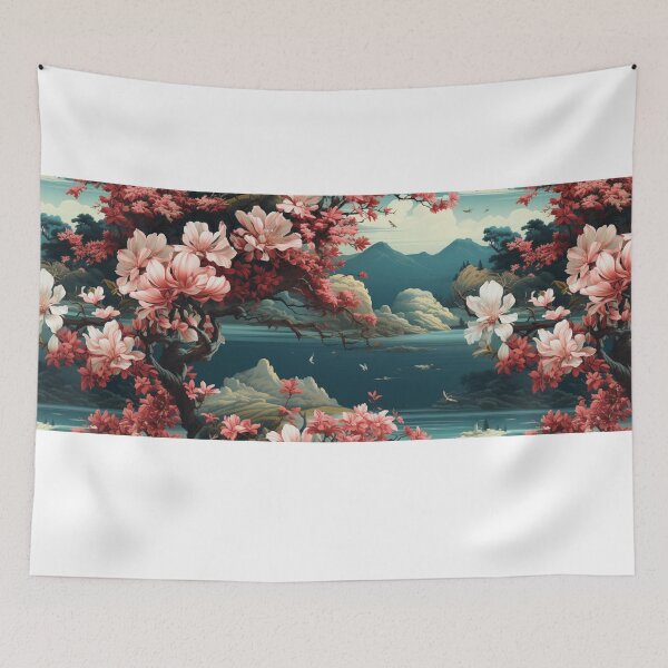 Item preview, The flower by the sea designed and sold by DesignVistaHub.
