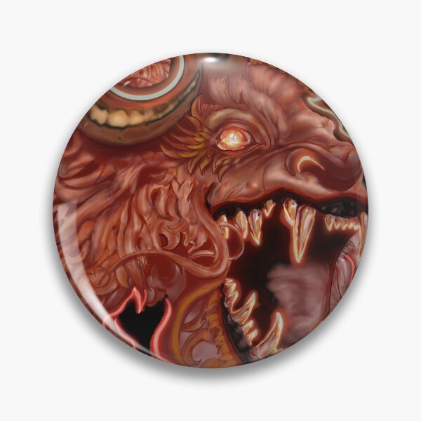 Item preview, Mythical Beast with Glowing Eyes and Teeth designed and sold by RichRokk.