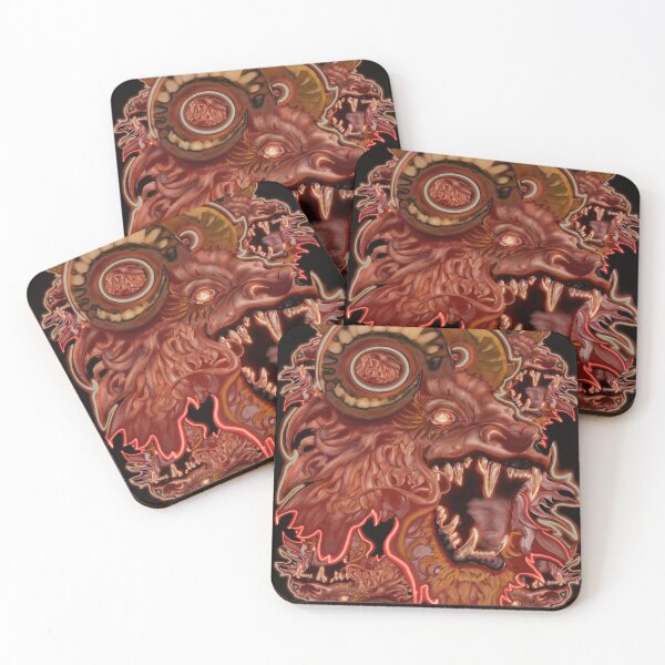 Item preview, Mythical Beast with Glowing Eyes and Teeth designed and sold by RichRokk.