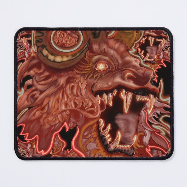 Item preview, Mythical Beast with Glowing Eyes and Teeth designed and sold by RichRokk.