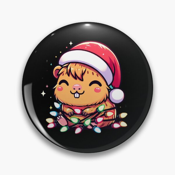 Item preview, Capybara kawaii Christmas designed and sold by WorldByFlowers.