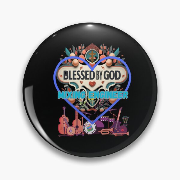 Item preview, BLESSED BY GOD MIXING ENGINNER designed and sold by carlos crane.