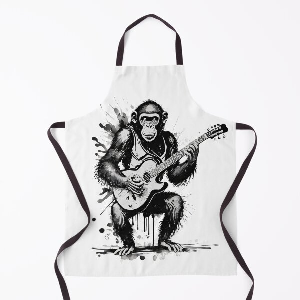 Item preview, Chimpanzee Playing a Guitar designed and sold by SW-Graphics.