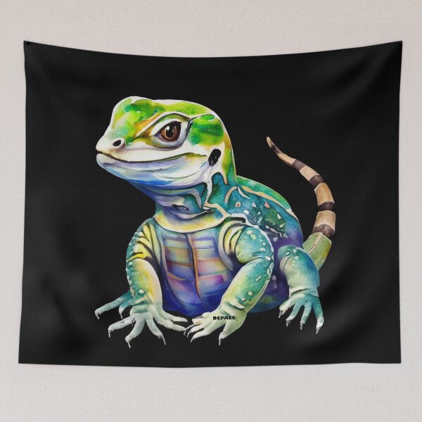 Item preview, Very Colorful Monitor Lizard by dePace' designed and sold by mrpropcake.