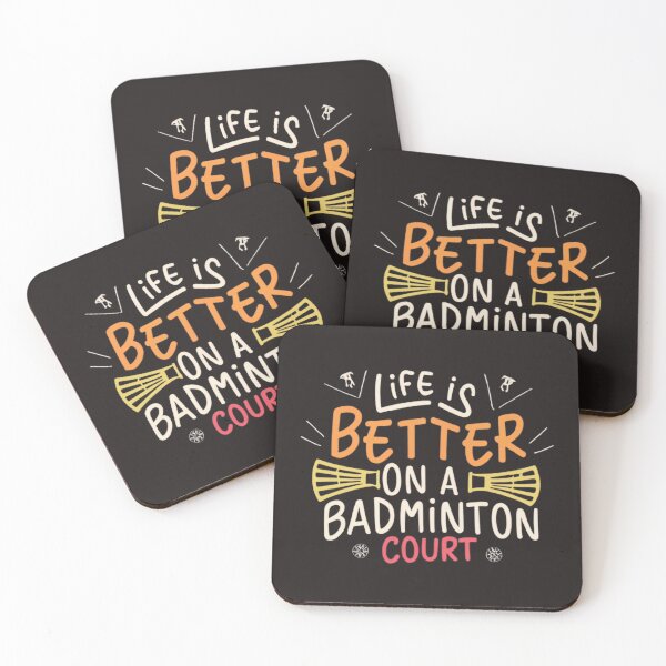 Item preview, Life is better on a badminton court designed and sold by MillenniumDrip.