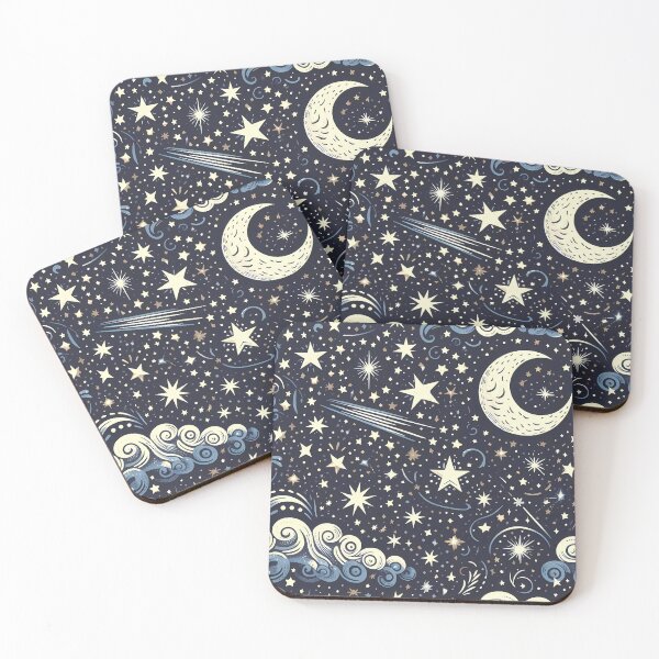 Item preview, Starry Night Sky Pattern – Celestial and Cute designed and sold by Kittyzens.