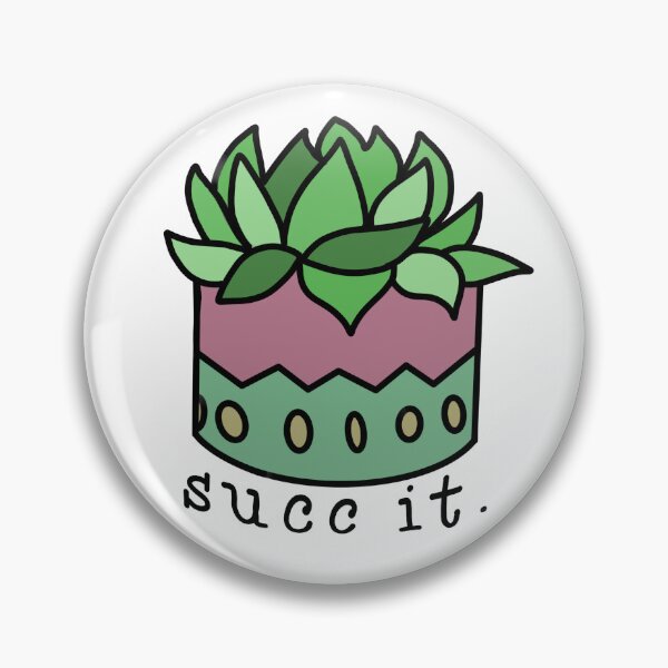 Item preview, Succ it Succulent Plant Sticker designed and sold by Mombacho Arts.