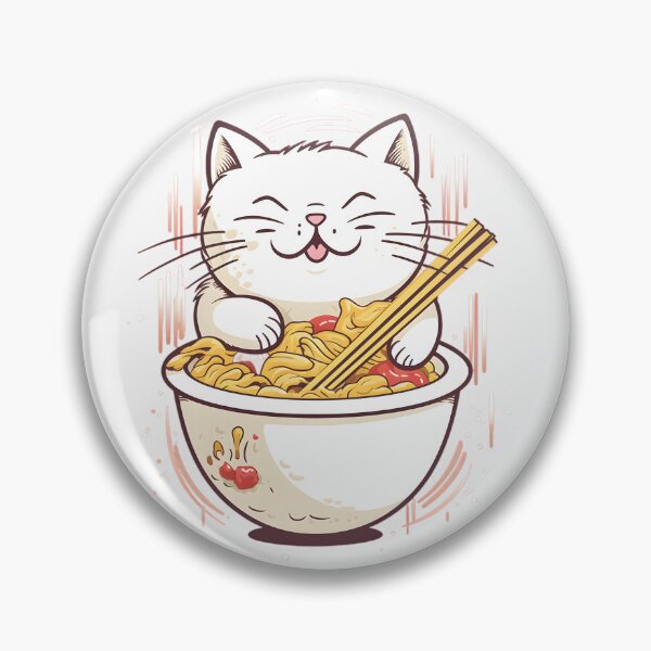 Item preview, Cat and Ramen designed and sold by Gugacz.