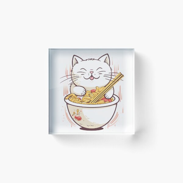 Item preview, Cat and Ramen designed and sold by Gugacz.