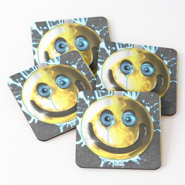 Item preview, Creepy Smily Emoji on the road designed and sold by RichRokk.