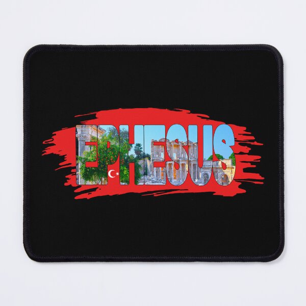 Item preview, EPHESUS - Turkey Ancient Ruins with Flag designed and sold by Adam Gormley.