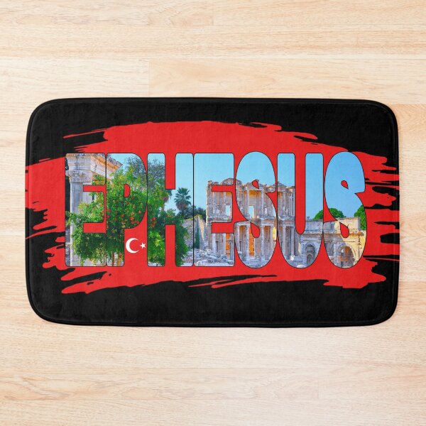 Item preview, EPHESUS - Turkey Ancient Ruins with Flag designed and sold by Adam Gormley.