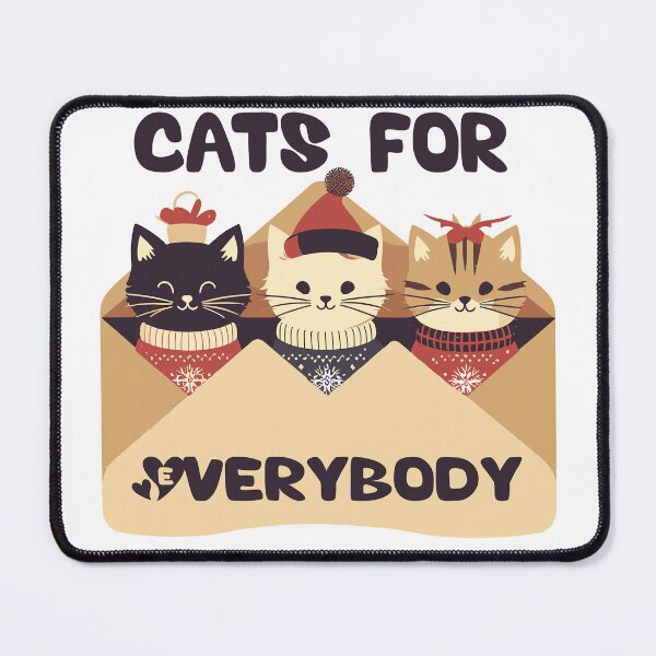 Item preview, cats For Everybody Christmas Xmas Cute Cat Lover designed and sold by DEVINE-PIXELZ.