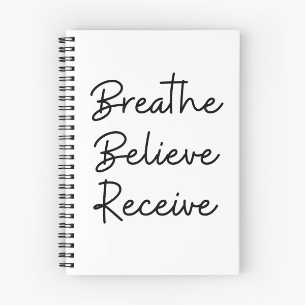 Item preview, Breathe, Believe, Receive designed and sold by NaaEchDesign ⭐⭐⭐⭐⭐.
