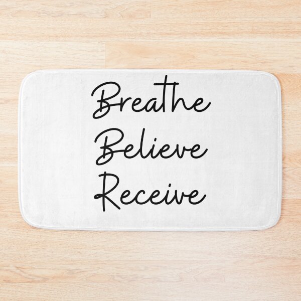 Item preview, Breathe, Believe, Receive designed and sold by NaaEchDesign ⭐⭐⭐⭐⭐.