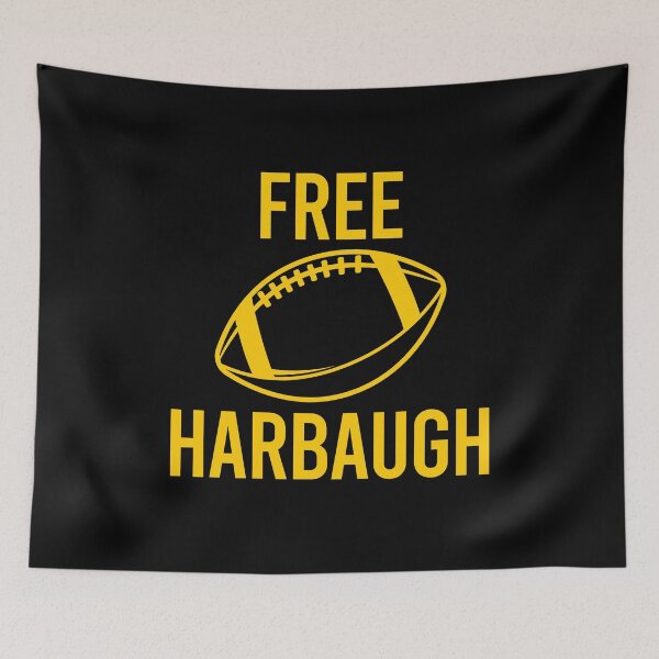 Item preview, Free Harbaugh Football For Michigan Lovers designed and sold by GiftTees.