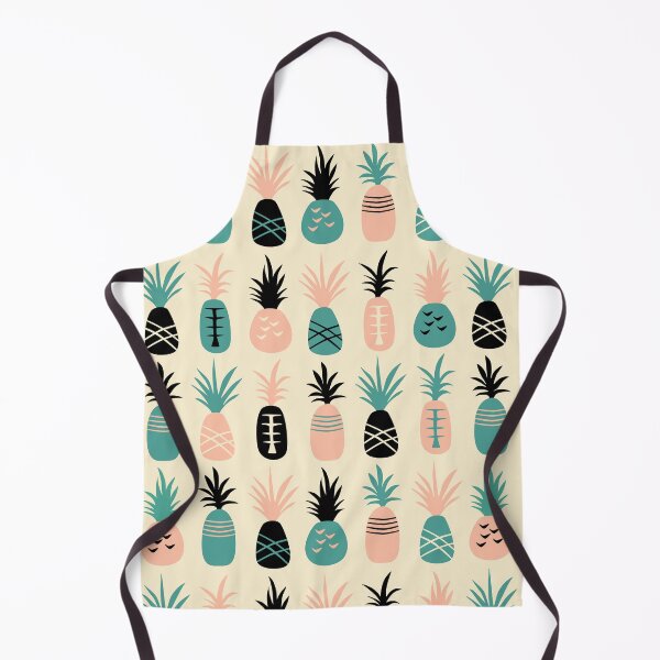 Item preview, Retro Mid Century Modern Tropical Pineapples  designed and sold by AlohaSadie.