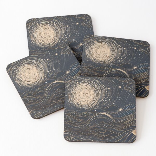 Item preview, Starry Night Sky Pattern – Celestial and Cute designed and sold by Kittyzens.