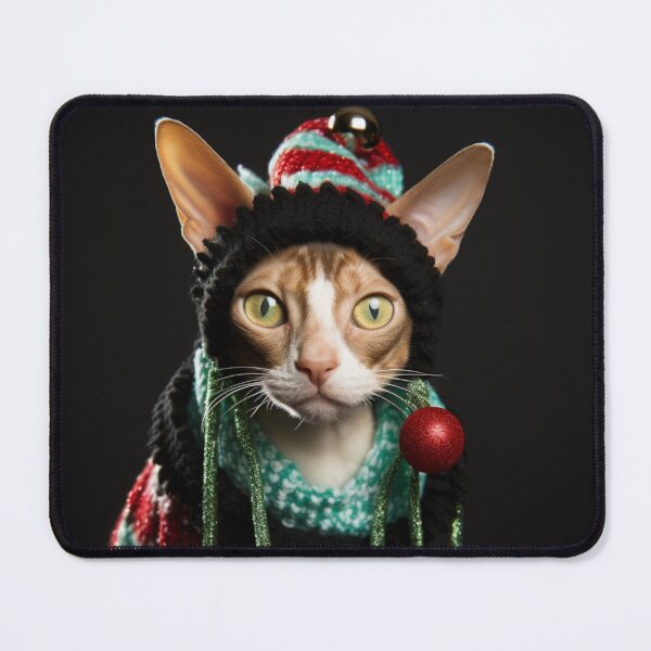 Item preview, Christmas Cornish Rex Feeling Festive designed and sold by ZenEverAI.