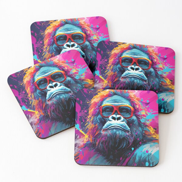 Item preview, Psyquedelic Gorilla designed and sold by Beauty  Art Printable.
