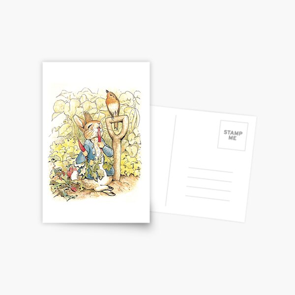 Item preview, Peter Rabbit in the Garden - Beatrix Potter designed and sold by forgottenbeauty.