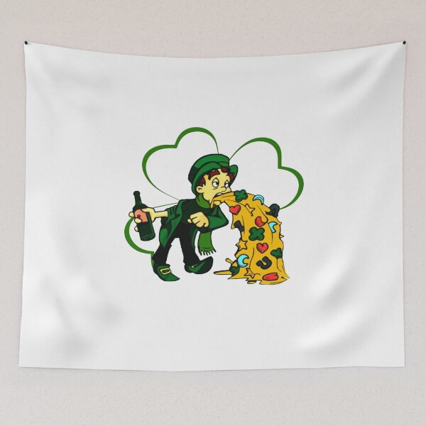 Item preview, irish leprechaun tossing lucky cookiees designed and sold by konohadesign.