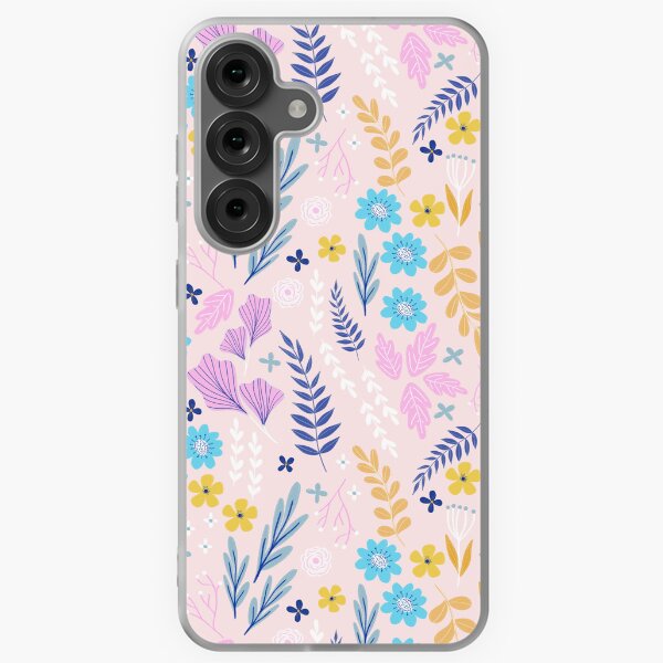 Pastel floral pattern Samsung Galaxy Soft Case