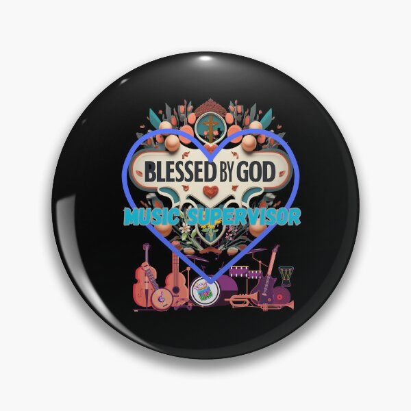 Item preview, BLESSED BY GOD MUSIC SUPERVISOR designed and sold by carlos crane.
